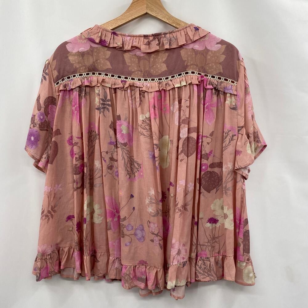 Spell and the Gypsy L pink Wild Bloom blouse - Picture 5 of 9